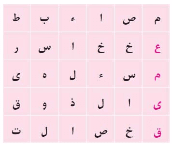 جواب نوشتن صفحه 35 فارسی نهم