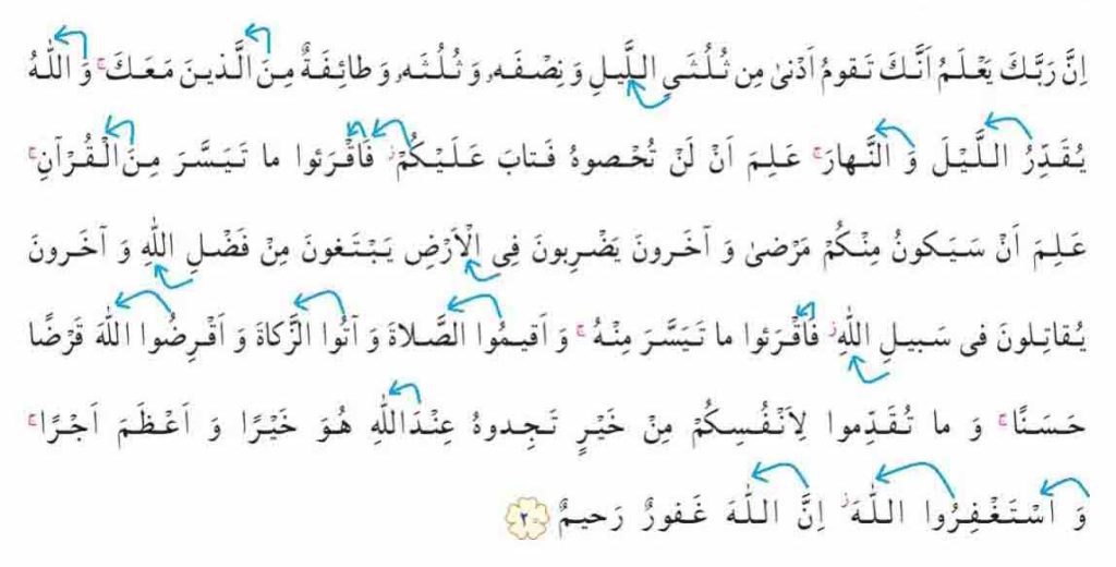 جواب تمرین صفحه 3 قران ششم